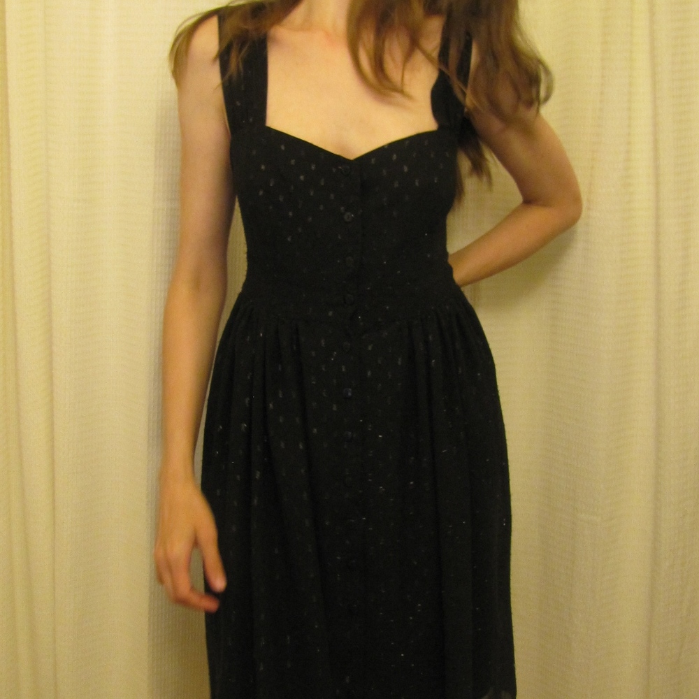 FLASH SALE Dora Landa Black Sweetheart Dress